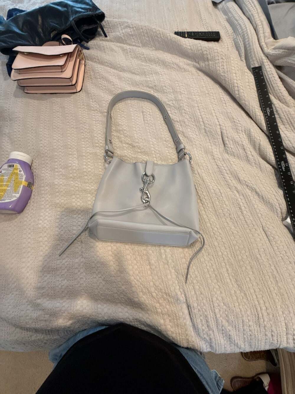 Rebecca Minkoff Megan Pebbled Leather Shoulder Crossbody Bag